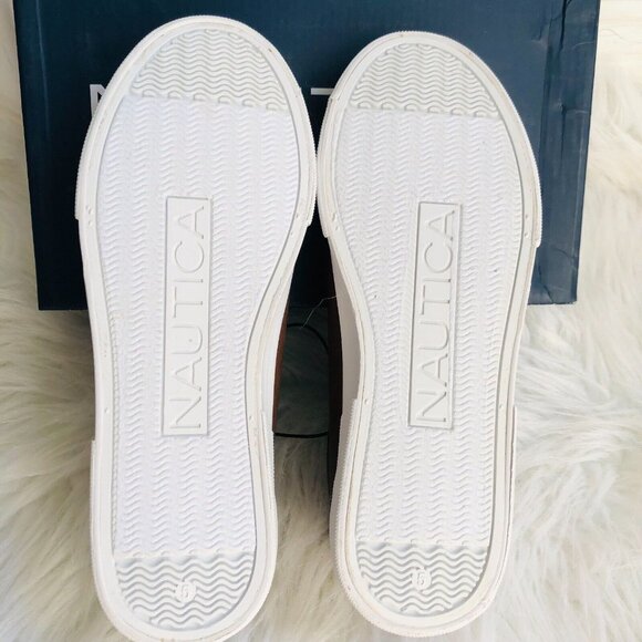 Nautica Youth Sneakers Size 5 Brown Graves 2 Casual Low‎ Cut Lace Up Shoes NWB - Picture 7 of 8